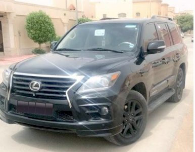 جيب لكزس lx570 اسود 2009