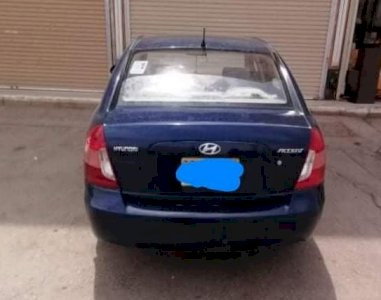 هونداي اكسنت 2010 ازرق حالة جيده