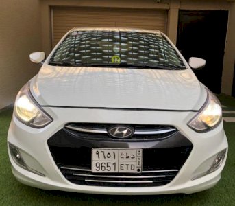 هونداي اكسنت 2014 ابيض شرط
