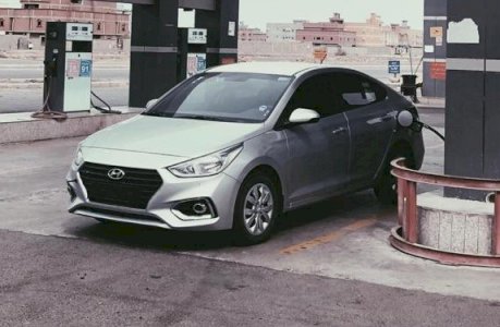 هونداي اكسنت 2018 فضي حالة جيده