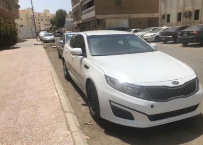 كيا اوبتيما 2015 ابيض ماتحتاج شيء 