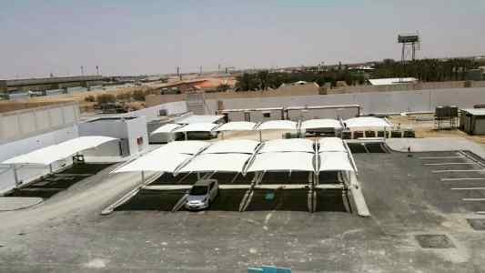 مظلات وسواتر sawater-sa.com, ورشة تركيب مظلات